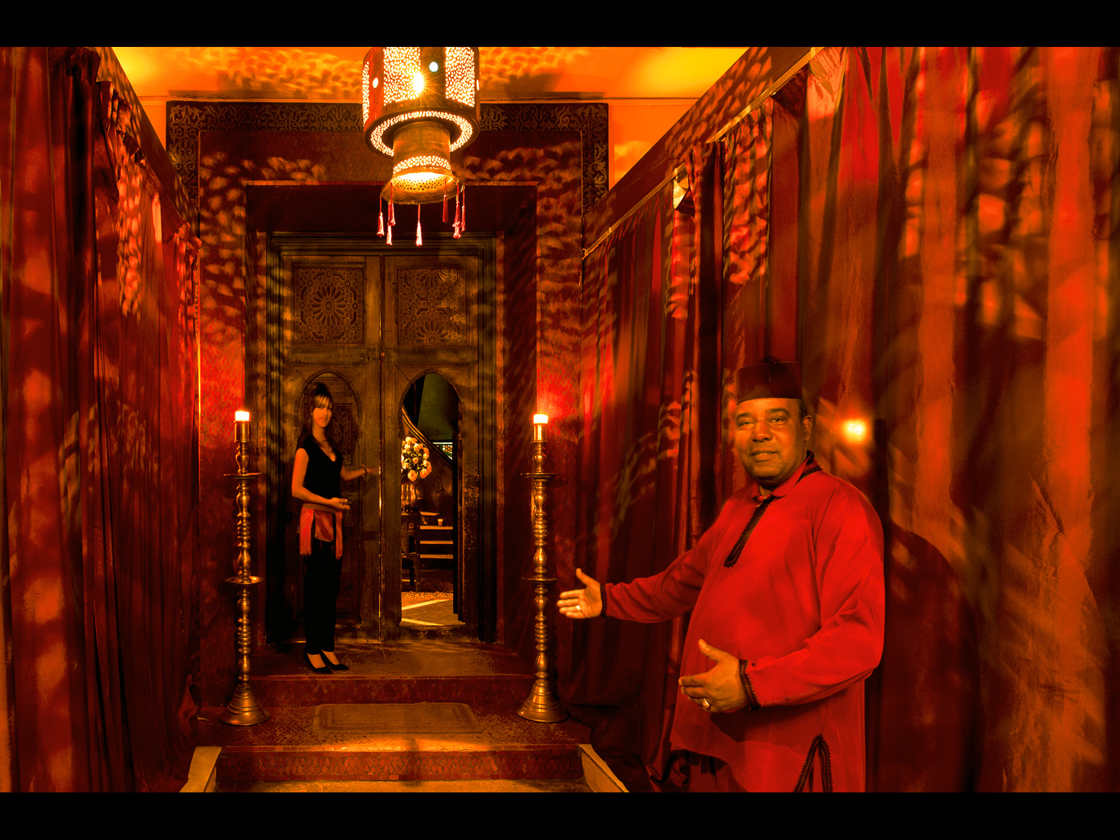 Le Paradis de la soirée orientale à Marrakech