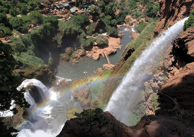 Les Cascades d'Ouzoud l'un des plus beaux sites naturels au Maroc.