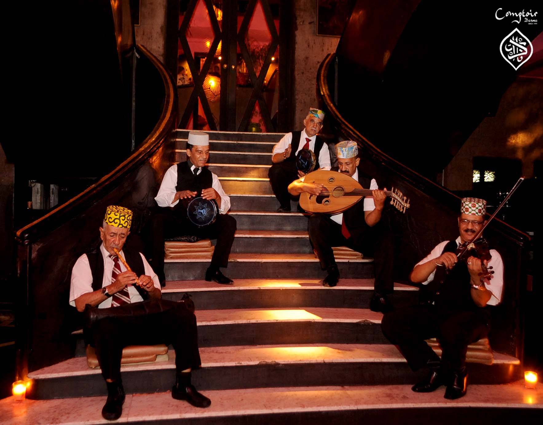 Restaurant à l'ambiance orientale