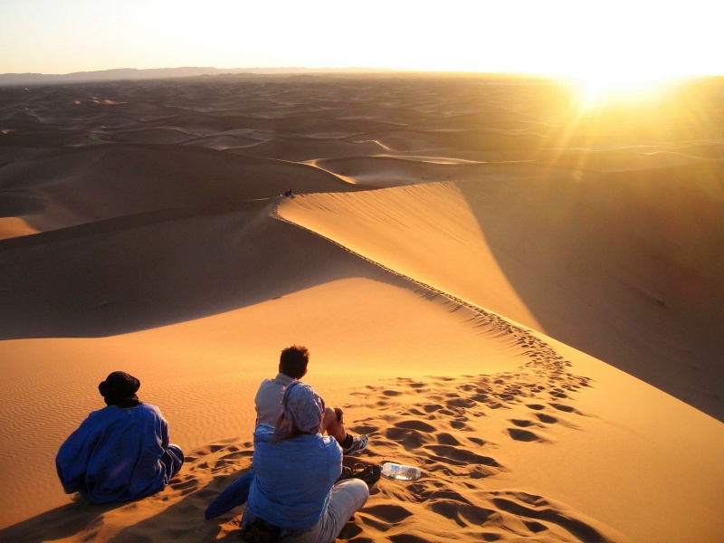 Une escapade romantique au désert.