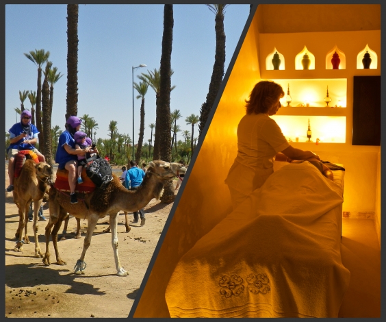 Une séance de Spa après une Balade à dos de chameaux