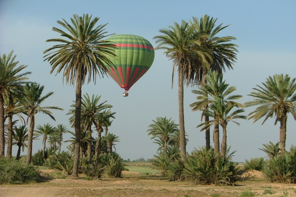Vol en montgolfière au-dessus de la ville Ocre Marrakech!