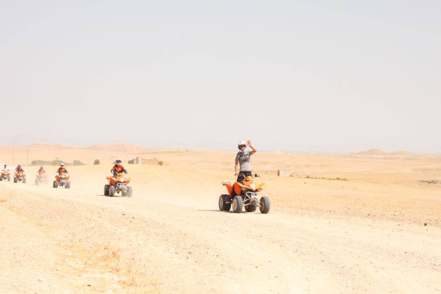Balade de Quad dans le désert d'Agafay 