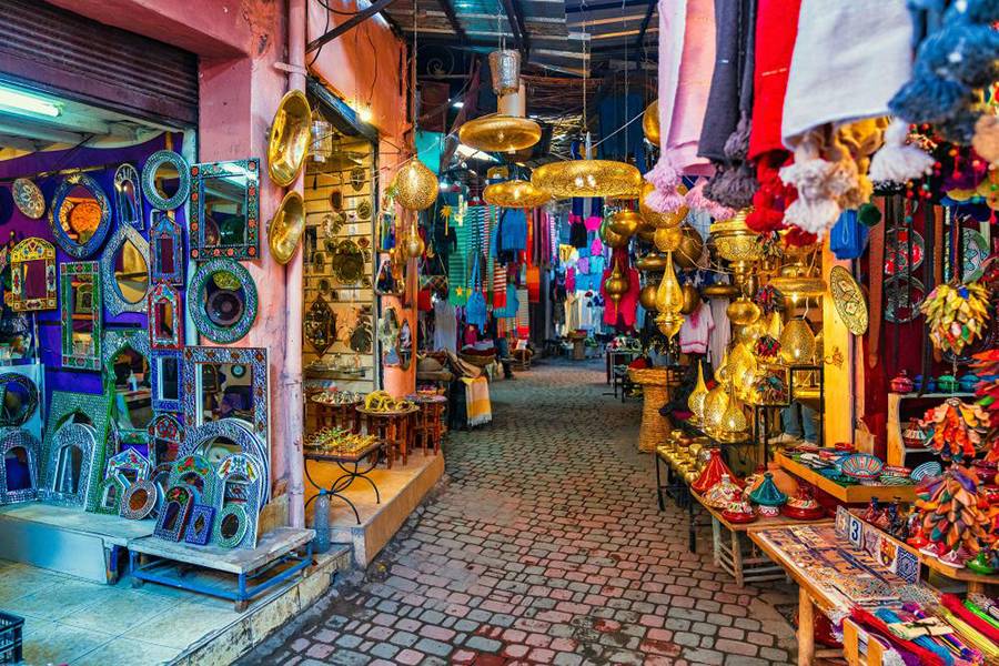 Visite des Souks traditionnels de Marrakech et de l'ancienne médina