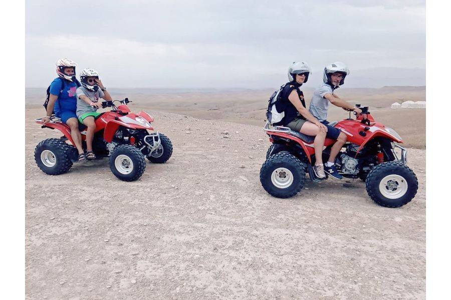 Balade de Quad dans le désert d'Agafay 
