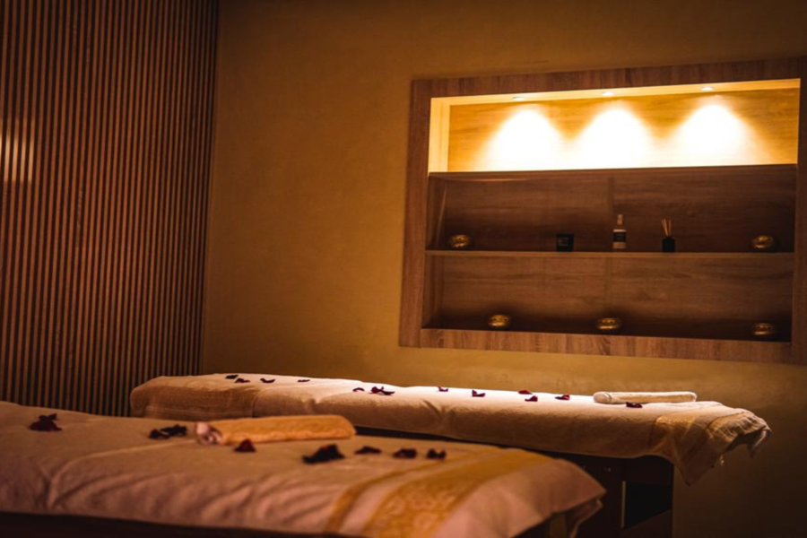 Expérience spa romantique avec dîner au restaurant Chouf L'Or