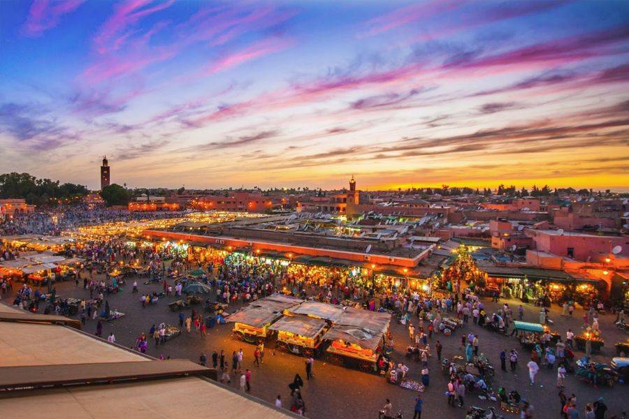 Excursion privée d'une journée à Marrakech au départ de Casablanca avec déjeuner