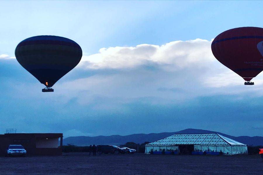 Vol montgolfière au lever du Soleil à Marrakech