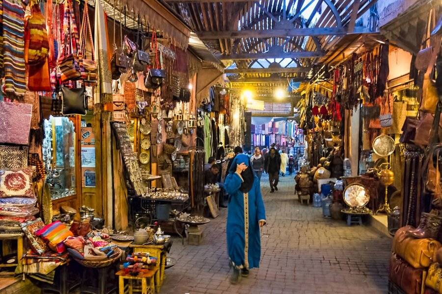 Visite des Souks traditionnels de Marrakech et de l'ancienne médina
