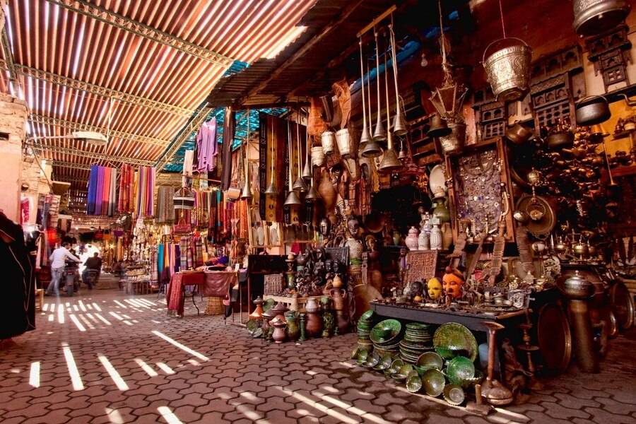 Visite des Souks traditionnels de Marrakech et de l'ancienne médina