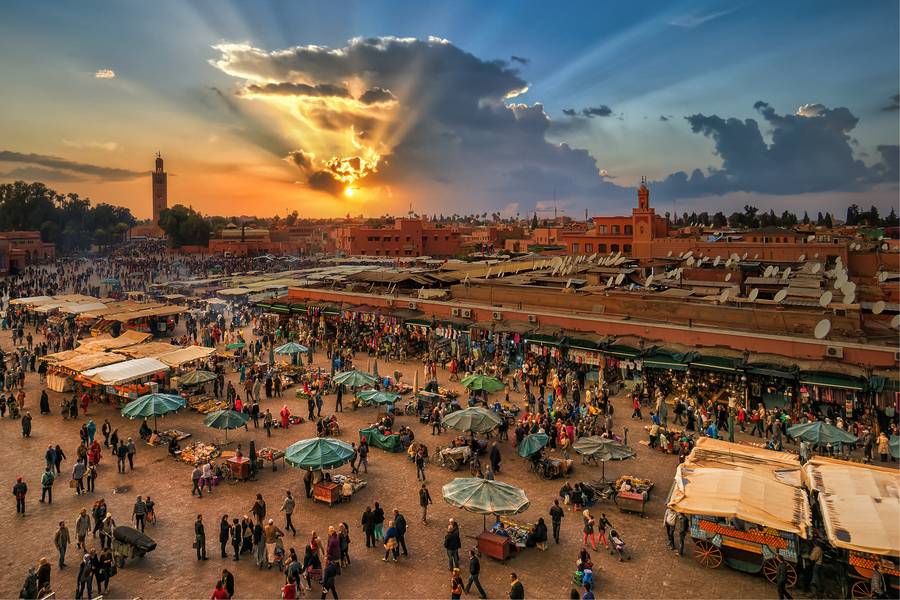 Excursion privée d'une journée à Marrakech au départ de Casablanca avec déjeuner