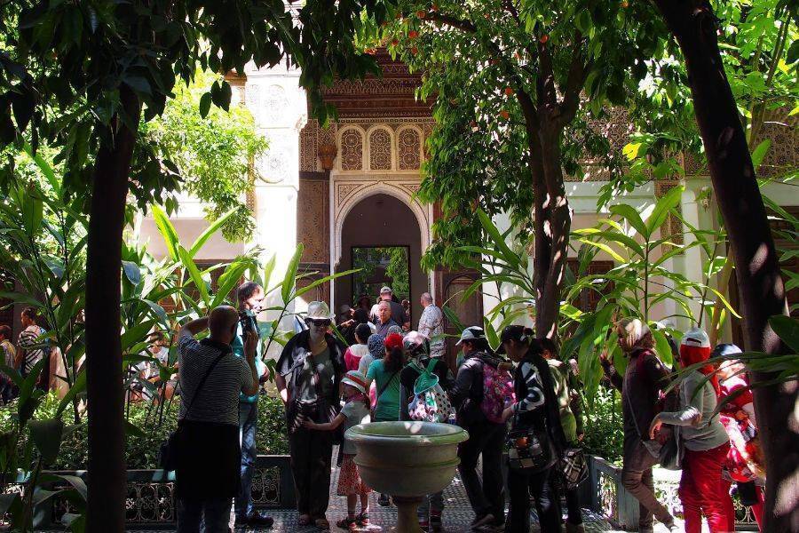 Visite des jardins historiques et des remparts de Marrakech