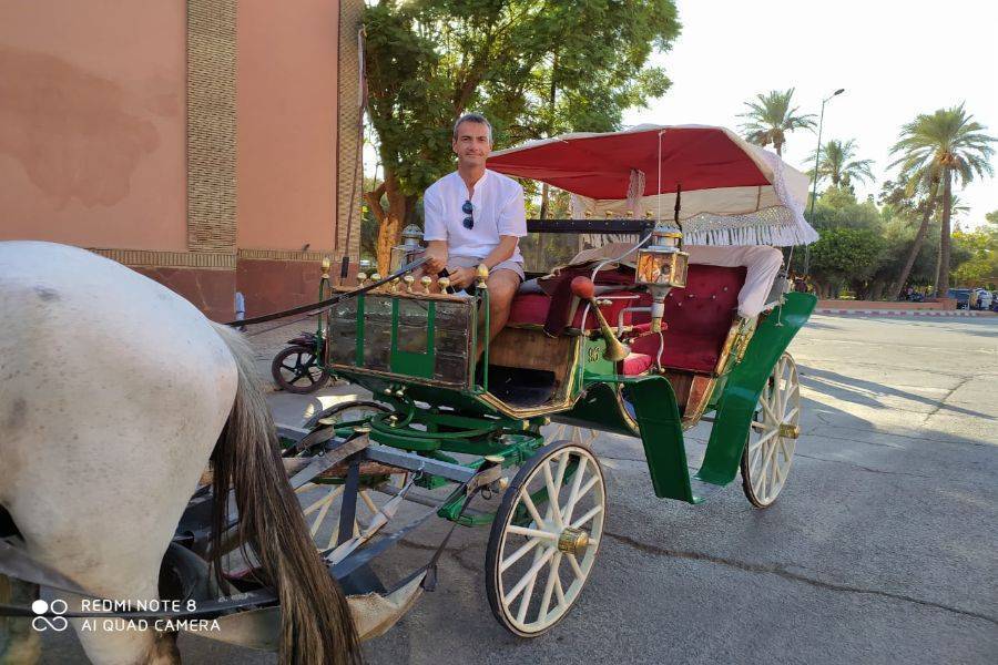 Excursion en calèche et visite du jardin Majorelle