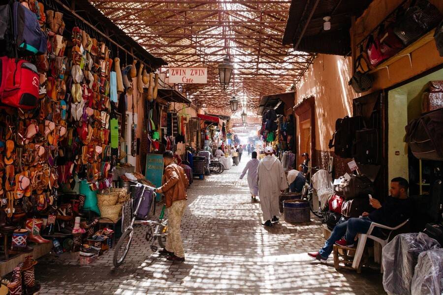 Visite des Souks traditionnels de Marrakech et de l'ancienne médina
