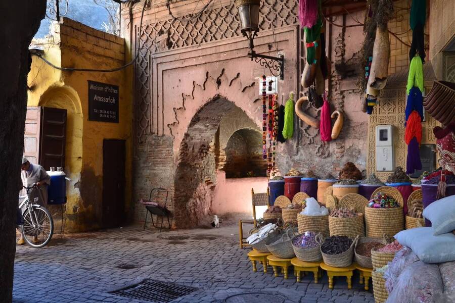 Visite des Souks traditionnels de Marrakech et de l'ancienne médina