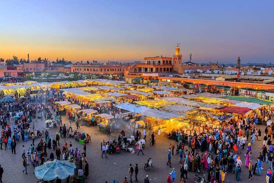 Excursion privée d'une journée à Marrakech au départ de Casablanca avec déjeuner