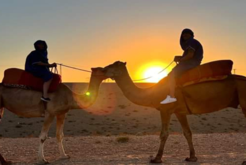 Haut Atlas Imlil avec balade à dos de chameau et dîner dans le désert d'Agafay