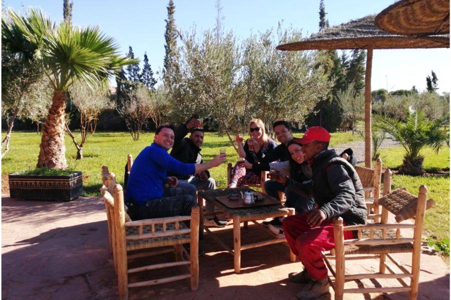 Visite du Jardin Majorelle avec Balade de Chameau dans la Palmeraie de Marrakech