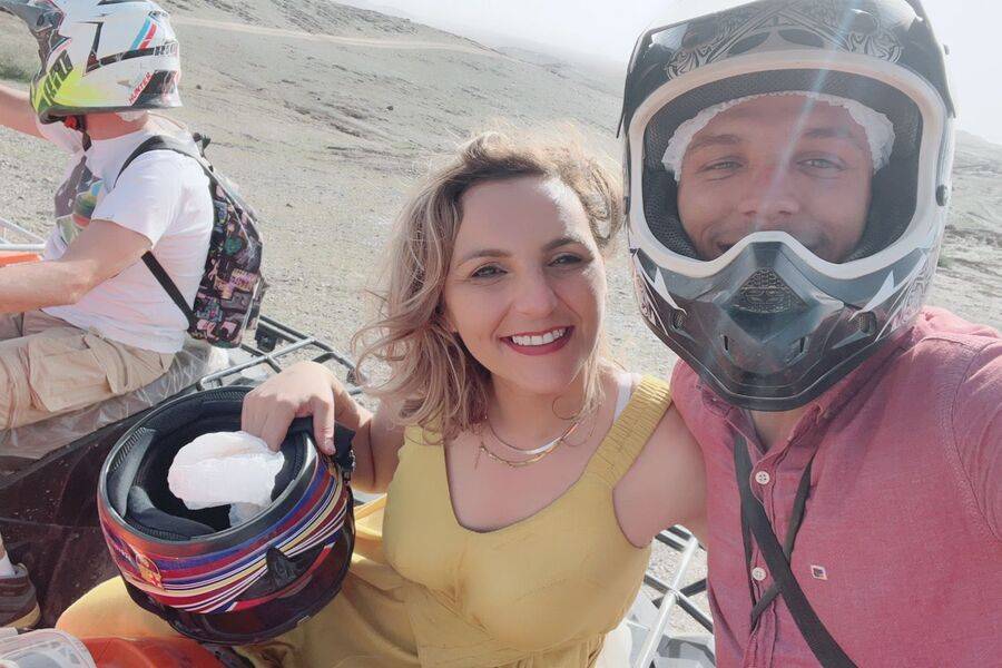 Balade en Chameau et Quad dans le désert rocheux d'Agafay 