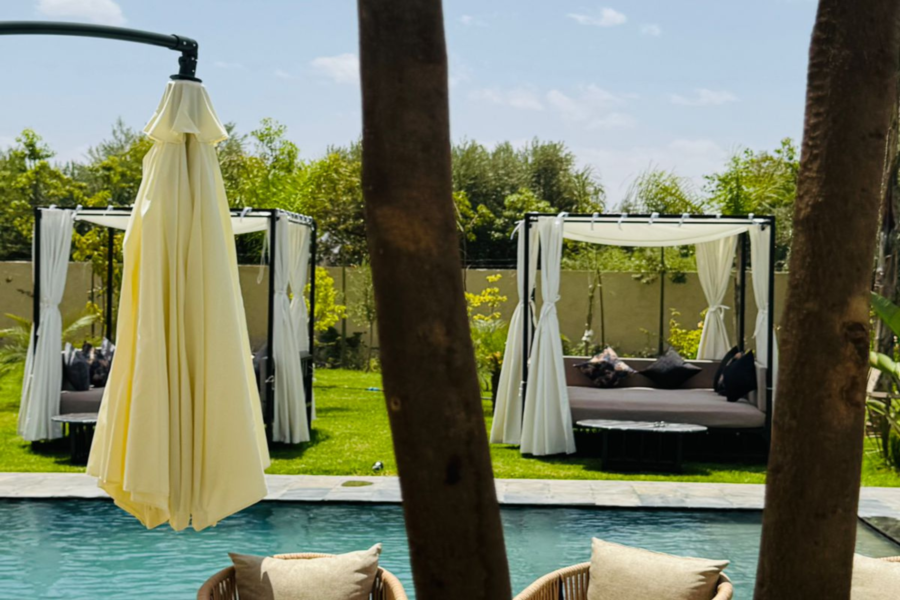 De Marrakech : Forfait journée détente piscine en villa avec déjeuner marocain
