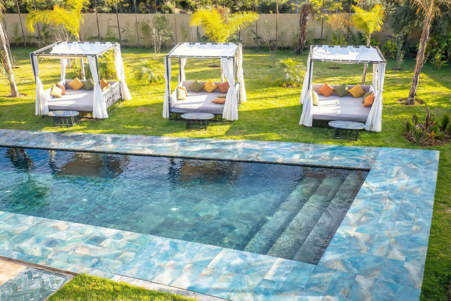 De Marrakech : Forfait journée détente piscine en villa avec déjeuner marocain