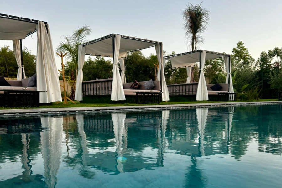 De Marrakech : Forfait journée détente piscine en villa avec déjeuner marocain