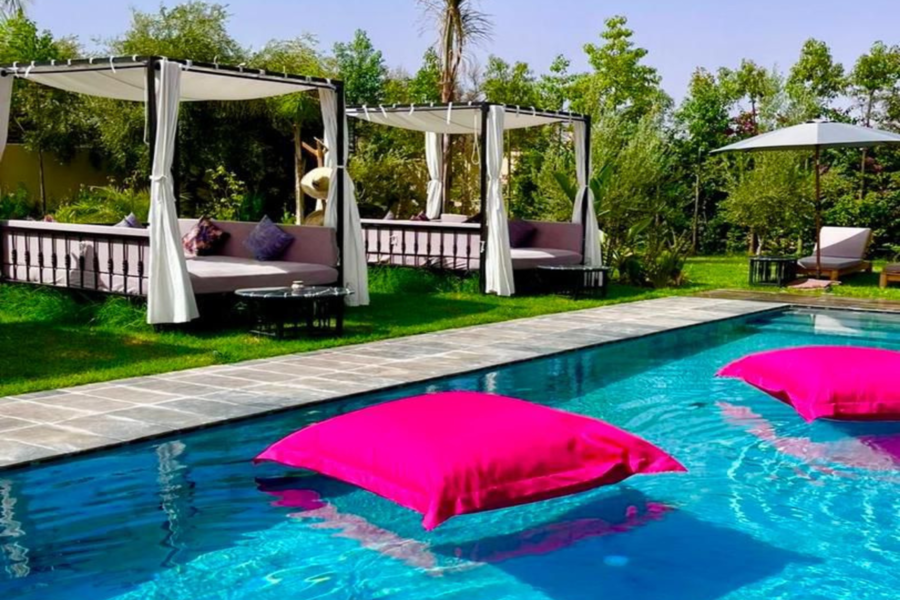 De Marrakech : Forfait journée détente piscine en villa avec déjeuner marocain