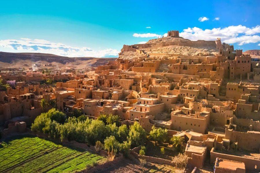 Ouarzazate, Kasbah Ait ben haddou et Oasis Fint 2 jours