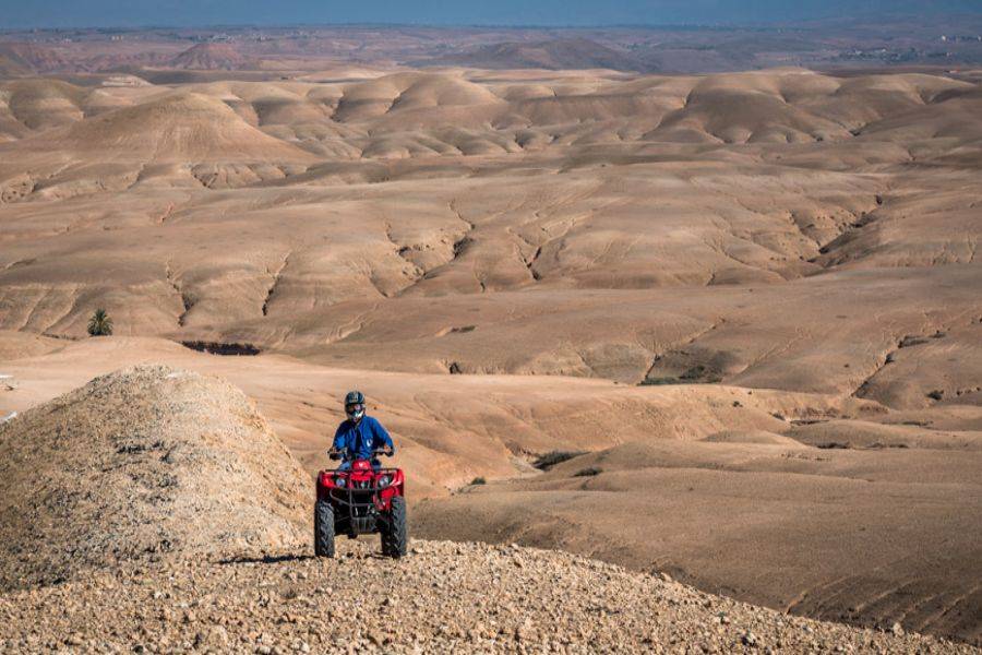 Balade de Quad dans le désert d'Agafay 