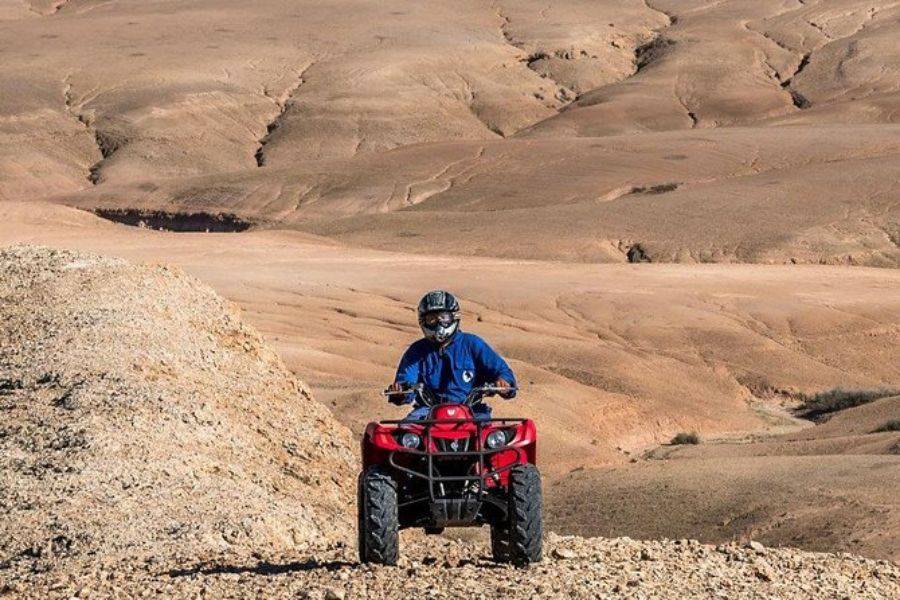 Balade de Quad dans le désert d'Agafay 