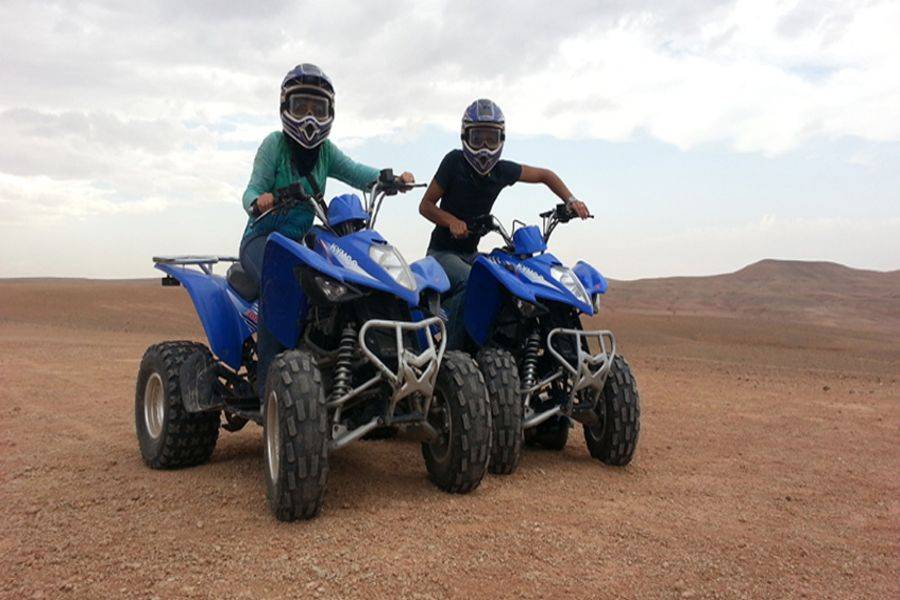 Balade de Quad dans le désert d'Agafay 