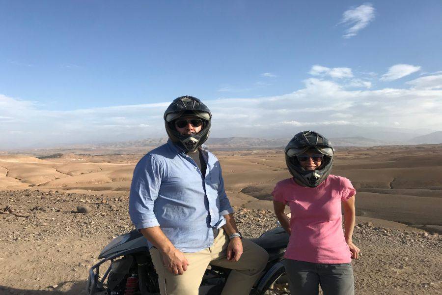Balade de Quad dans le désert d'Agafay 
