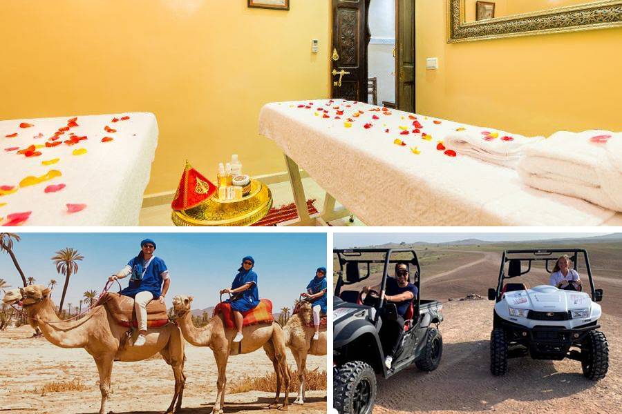 Expérience en Buggy, Balade Chameau et Spa à Marrakech