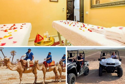 Expérience en Buggy, Balade Chameau et Spa à Marrakech