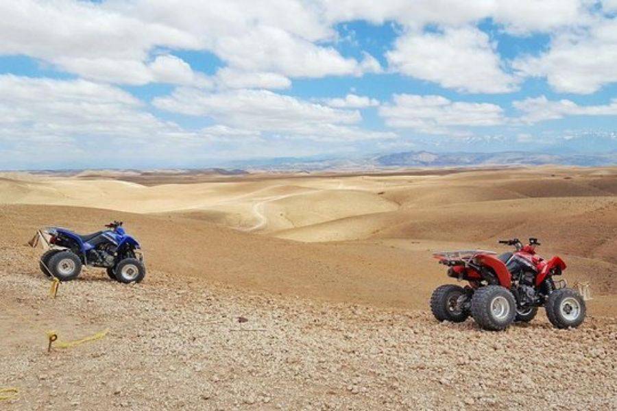 Balade de Quad dans le désert d'Agafay 