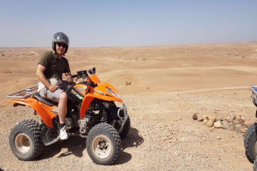Balade de Quad dans le désert d'Agafay 