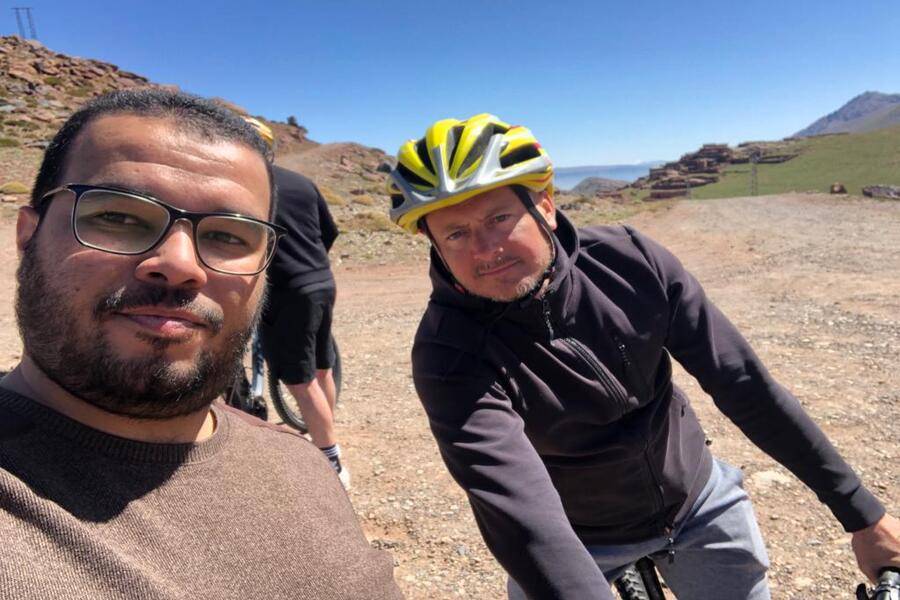 Visite à vélo de la montagne de l'Atlas et du village berbère de Marrakech