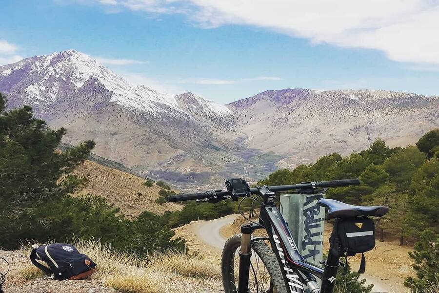Visite à vélo de la montagne de l'Atlas et du village berbère de Marrakech