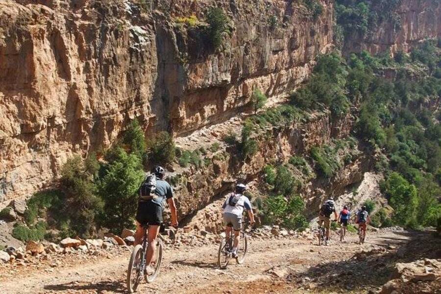 Visite à vélo de la montagne de l'Atlas et du village berbère de Marrakech