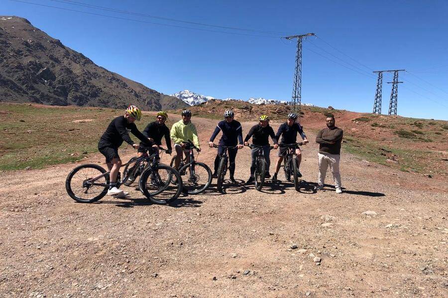 Visite à vélo de la montagne de l'Atlas et du village berbère de Marrakech