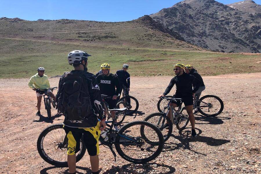 Visite à vélo de la montagne de l'Atlas et du village berbère de Marrakech
