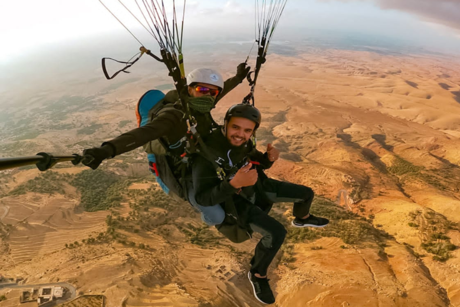 Parapente à Marrakech et dans les montagnes de l'Atlas
