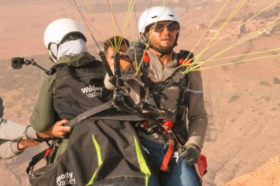 Parapente à Marrakech et dans les montagnes de l'Atlas