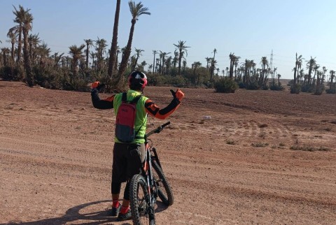 Tours à vélo à la Palmeraie Marrakech demi-journée