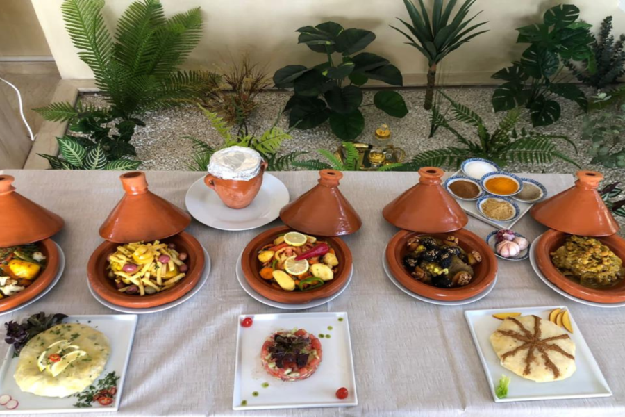 Expérience de déjeuner, restaurant marocain Chouf L'Or avec prise en charge