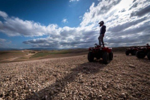 Balade de Quad dans le désert d'Agafay 