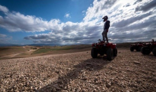 Balade de Quad dans le désert d'Agafay 