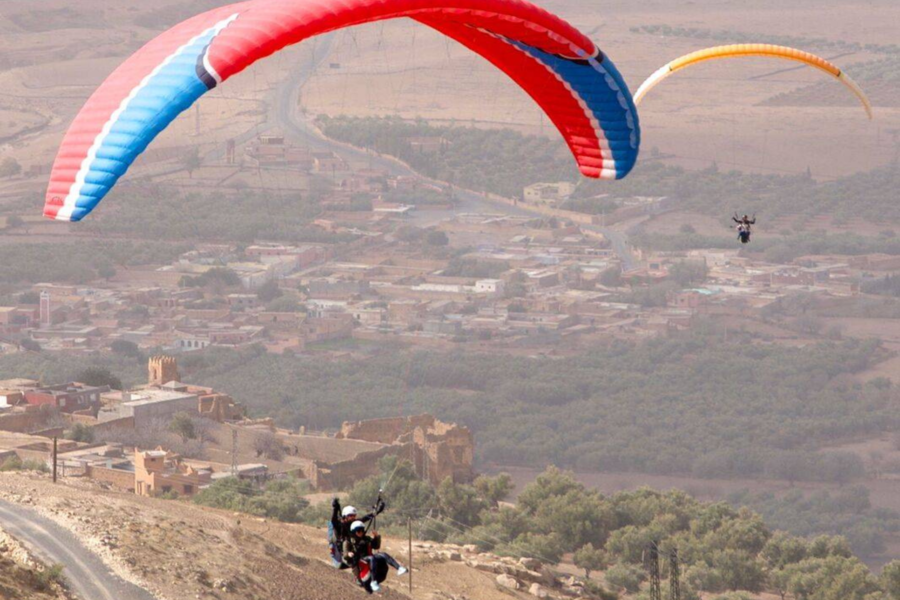 Parapente à Marrakech et dans les montagnes de l'Atlas