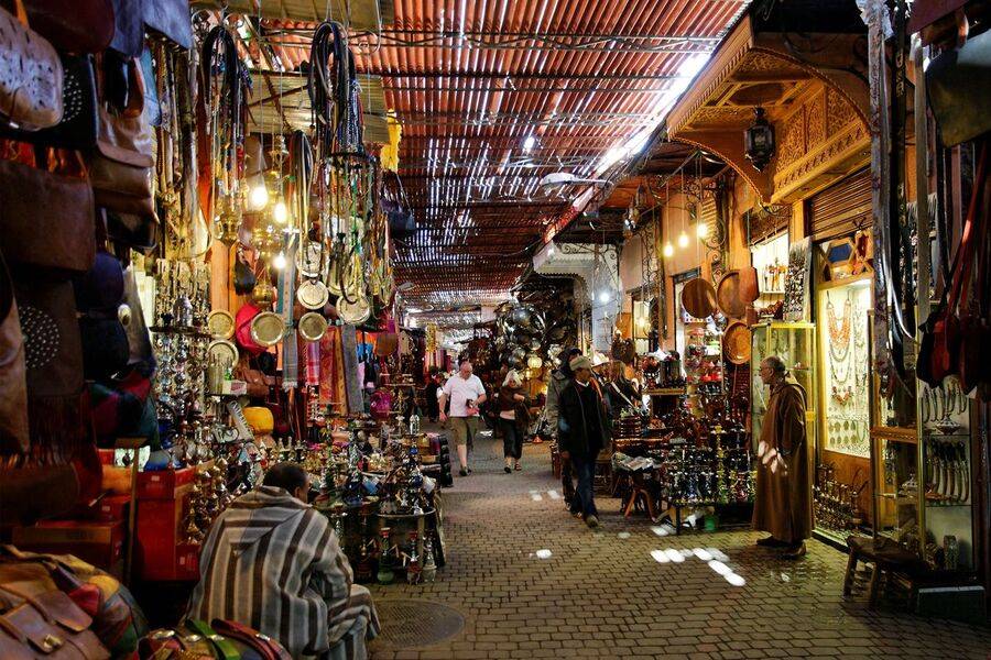 Visite des Souks traditionnels de Marrakech et de l'ancienne médina