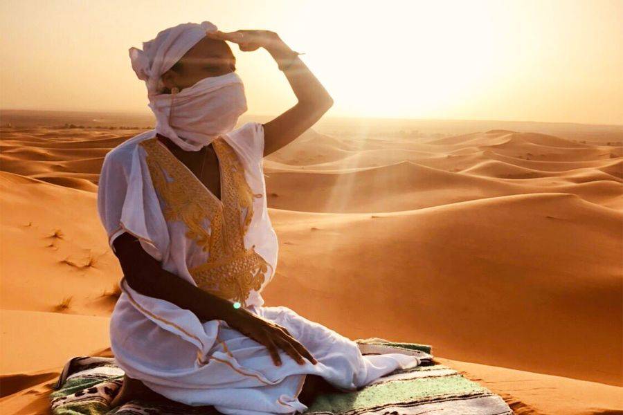 jour de l an dans le desert marocain de